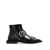 Ganni Ganni Faux Leather Ankle Boots Black