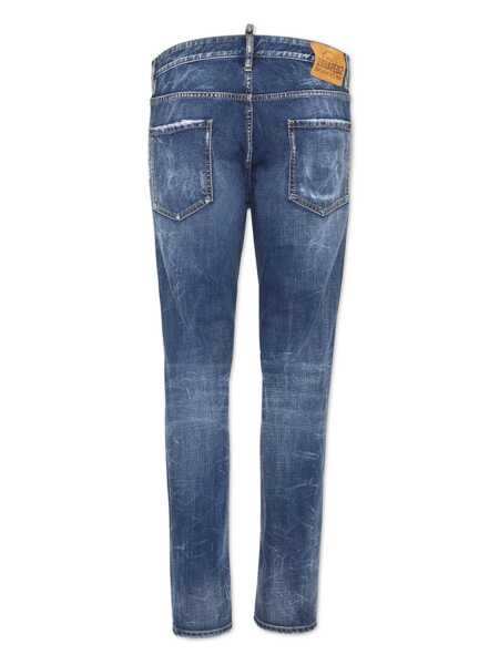 Blugi DSQUARED2 DSQUARED2 Slim Fit Jeans Navy Barbati (BM 18451860) 2
