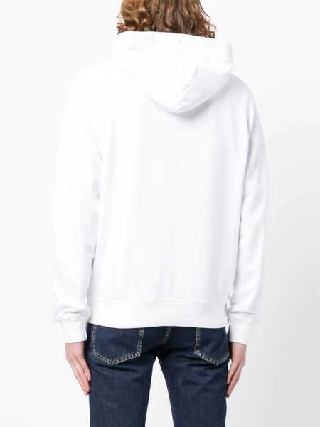 Bluze de trening DSQUARED2 DSQUARED2 Cotton Hoodie WHITE Barbati (BM 18451866) 4
