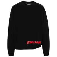 Pulovere DSQUARED2 Logo Detail Cotton Sweatshirt Barbati