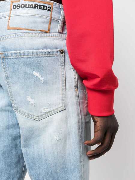 Blugi DSQUARED2 DSQUARED2 Stretch Cotton Jeans Navy Barbati (BM 18452049) 5