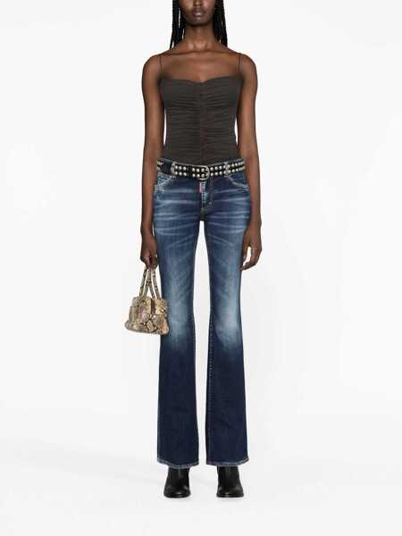 Blugi DSQUARED2 DSQUARED2 Twiggy Jeans Navy Femei (BM 18452058) 2
