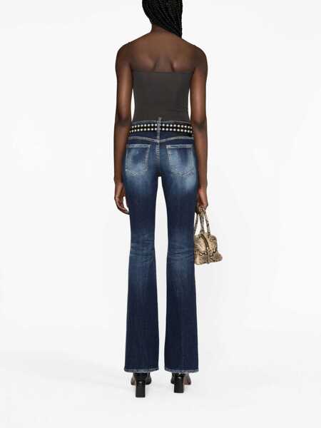Blugi DSQUARED2 DSQUARED2 Twiggy Jeans Navy Femei (BM 18452058) 4