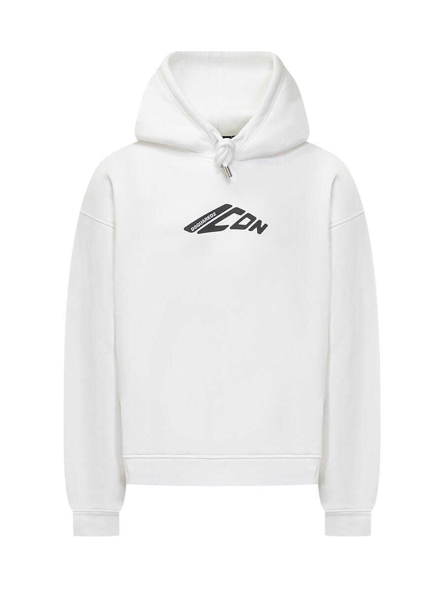 Pulovere DSQUARED2 DSQUARED2 Sweatshirt With Logo WHITE Barbati (BM 18452091) 1