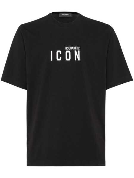 Tricouri DSQUARED2 DSQUARED2 Cotton Crew-Neck T-Shirt Black Barbati (BM 18452169) 1