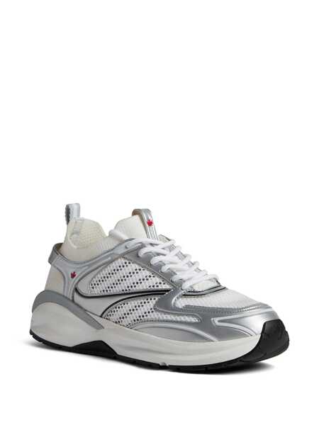 Sneakers DSQUARED2 DSQUARED2 Dash Fabric Low-Top Sneakers WHITE Barbati (BM 18452415) 2