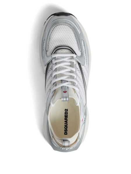 Sneakers DSQUARED2 DSQUARED2 Dash Fabric Low-Top Sneakers WHITE Barbati (BM 18452418) 4