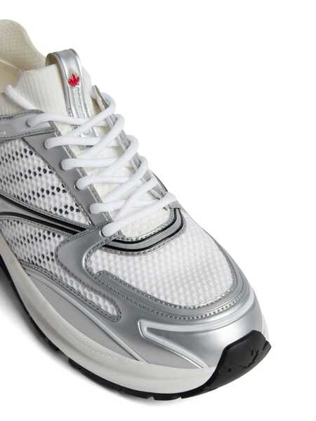 Sneakers DSQUARED2 DSQUARED2 Dash Fabric Low-Top Sneakers WHITE Barbati (BM 18452418) 5