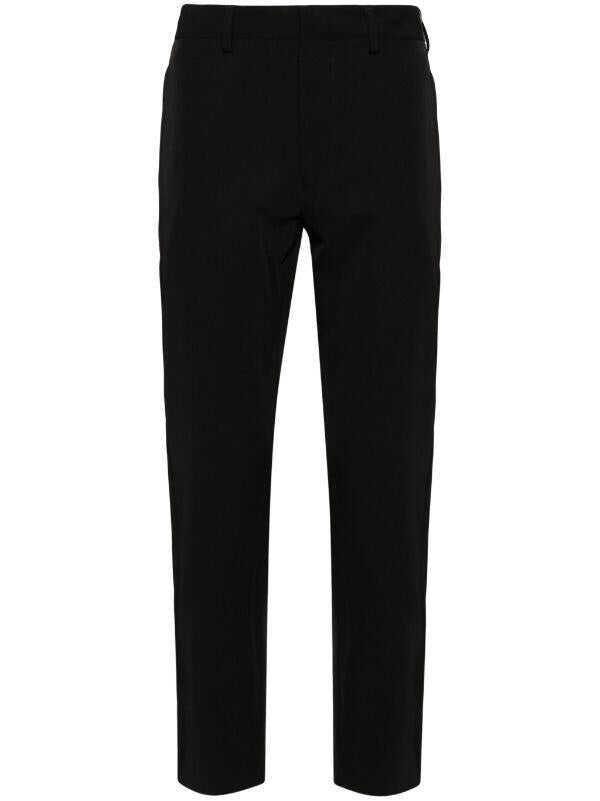 Pantaloni Prada Prada Mid-Rise Cropped Trousers Black Barbati (BM 18452592) 1