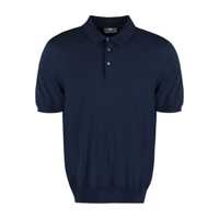 Tricouri Polo The (Alphabet) The (Knit) - Cotton Knit Polo Shirt Barbati