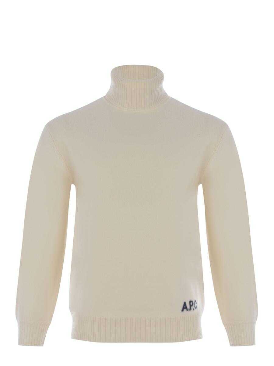 Pulovere A.P.C. A.P.C.  Sweaters Beige Barbati (BM 18453486) 1