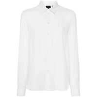 Camasi White Shirt With Pointed Collar And Long Sleeves In Cotton Woman Femei