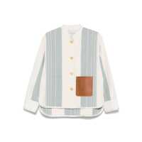 Geci Forte_Forte Linen Blend Striped Jacket Femei