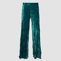 Pantaloni casual Etro Dark Green Pants Femei