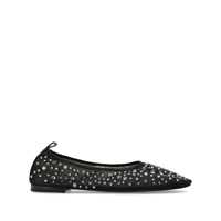 Balerini Tory Burch Black Leather Flat Femei