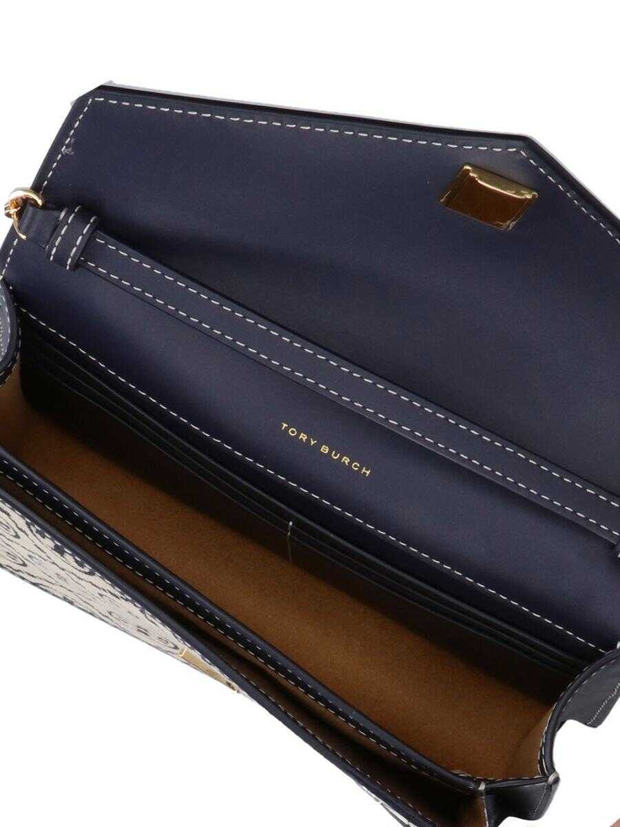 Portofele Tory Burch Tory Burch Wallets BLUE Femei (BM 18456063) 4