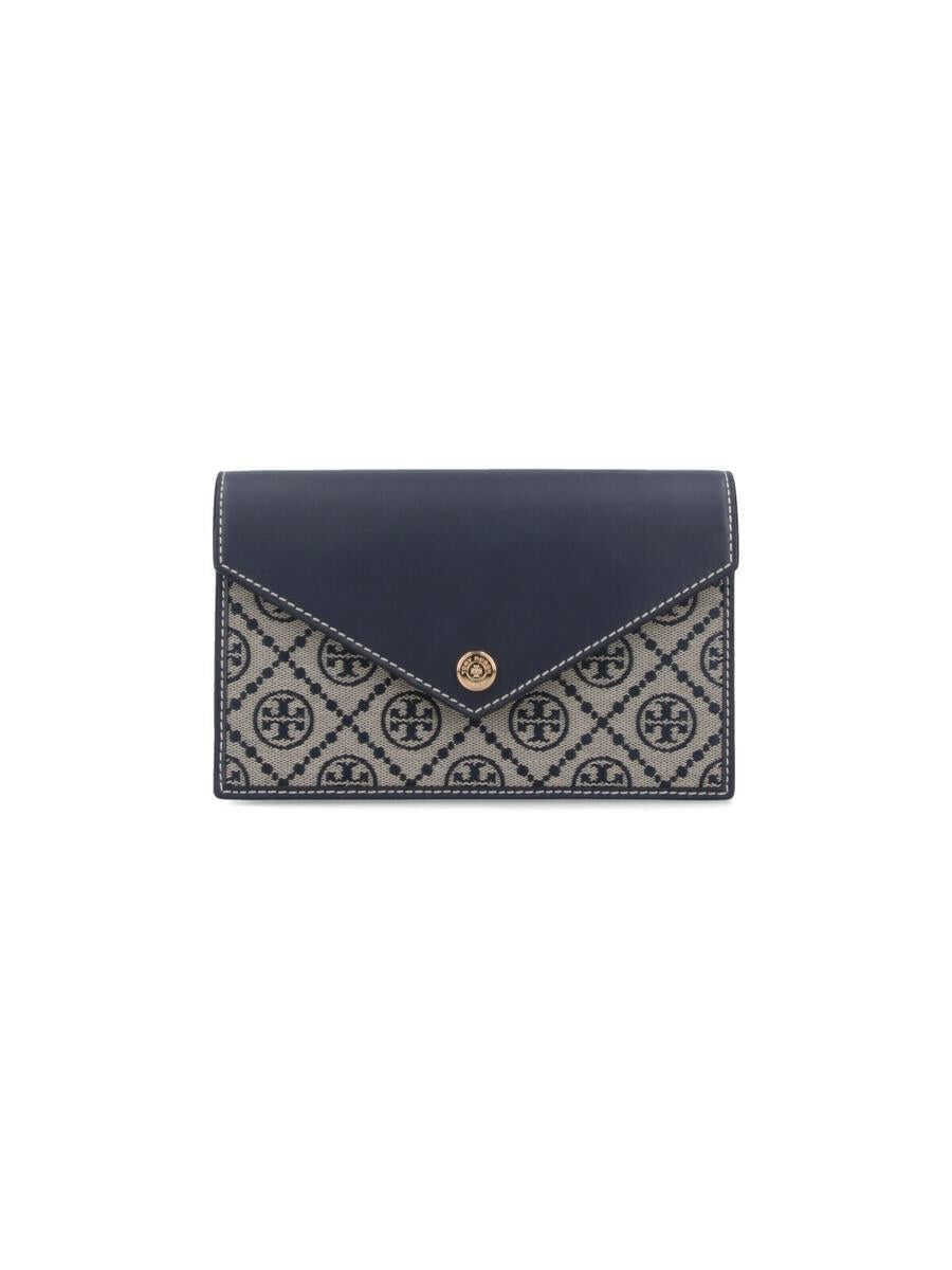 Portofele Tory Burch Tory Burch Wallets BLUE Femei (BM 18456063) 1