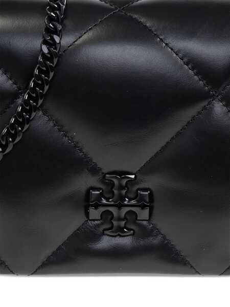 Portofele Tory Burch Tory Burch Kira Diamond Quilt Wallet On Chain Black Femei (BM 18456072) 5