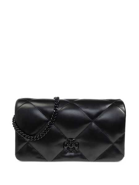 Portofele Tory Burch Tory Burch Kira Diamond Quilt Wallet On Chain Black Femei (BM 18456072) 1