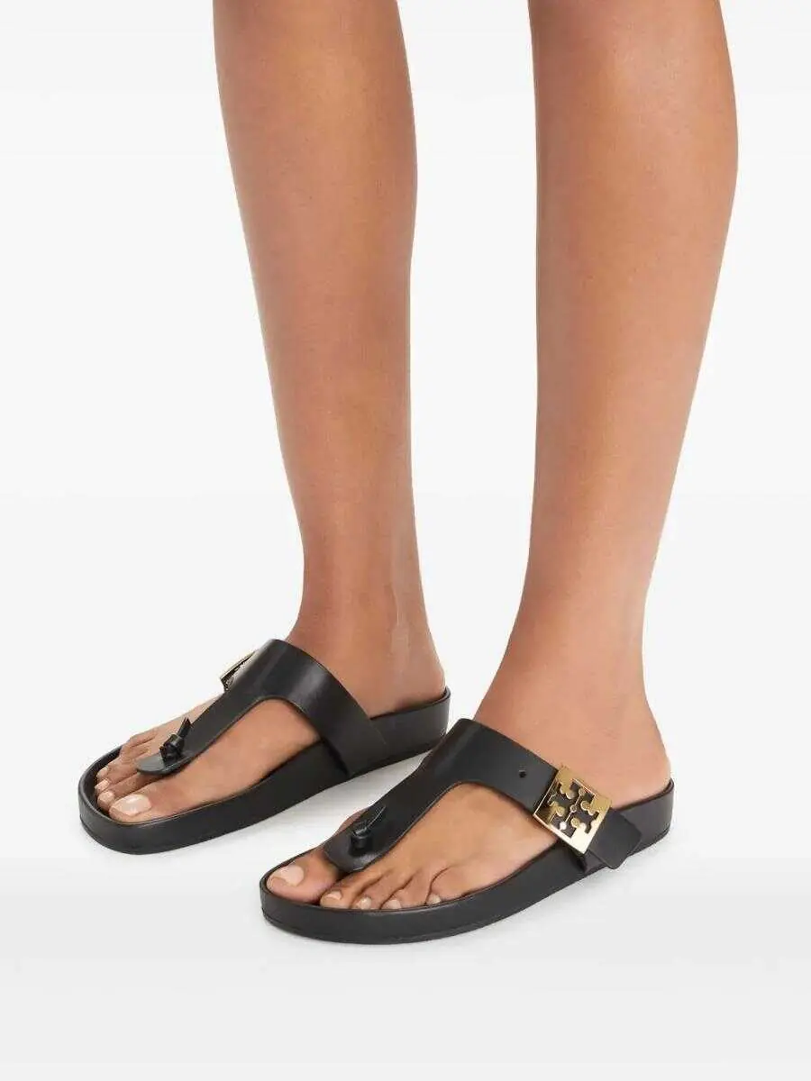 Sandale Tory Burch Tory Burch Mellow Thong Sandals Shoes Black Femei (BM 18456198) 4