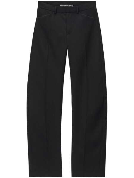 Pantaloni casual Alexander Wang Alexander Wang Wool Pants Black Femei (BM 18456546) 1