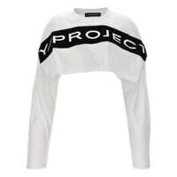 Tricouri Y/Project Logo Crop T-Shirt Femei