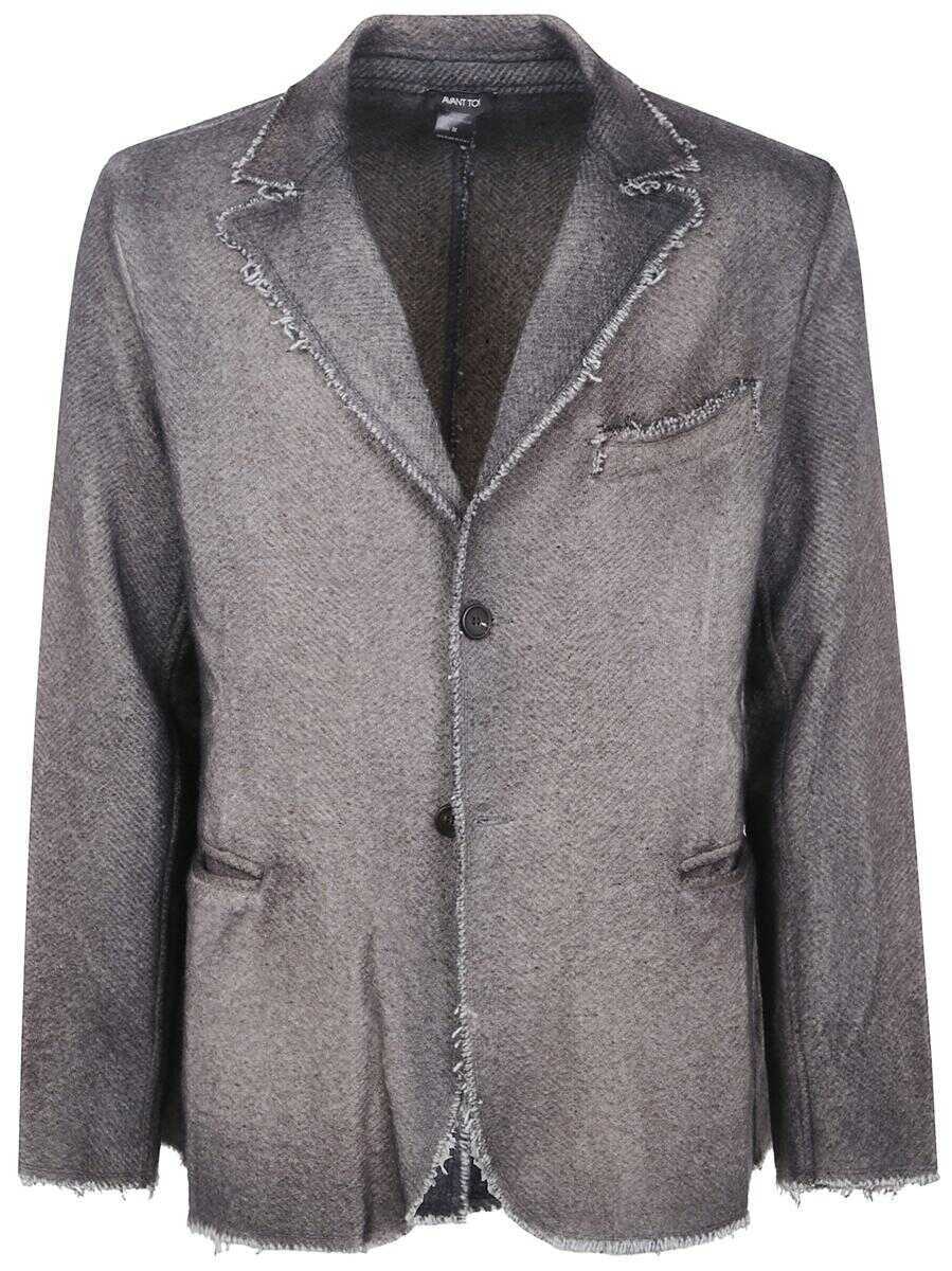 Geci AVANT TOI Avant Toi Herringbone Rever Jacket With Shadow Clothing BROWN Barbati (BM 18456753) 1