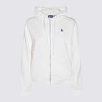Tricouri Polo Polo Ralph Lauren White Cotton Sweatshirt Femei