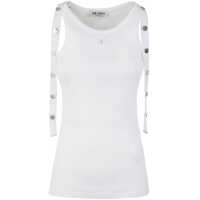 Topuri The Attico Ribbed Tank Top Clothing Femei