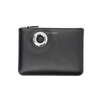 Genti de mana Comme Des Garçons Pouch Silver Eyelet Femei