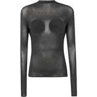 Topuri Jean Paul Gaultier Light Jersey Backless Top With Covered Cup Detail Clothing Femei