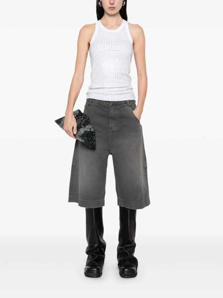 Topuri THE ATTICO The Attico Top WHITE Femei (BM 18457512) 2