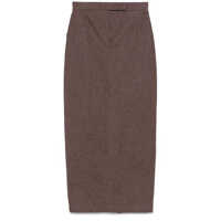 Fuste Max Mara Pianosa Long Denim Skirt Clothing Femei