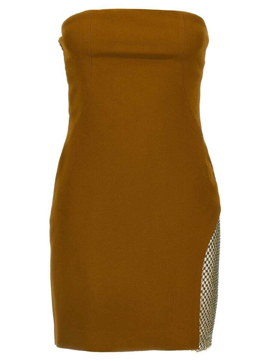 Rochii THE ATTICO The Attico Sequin Insert Dress GREEN Femei (BM 18457716) 1