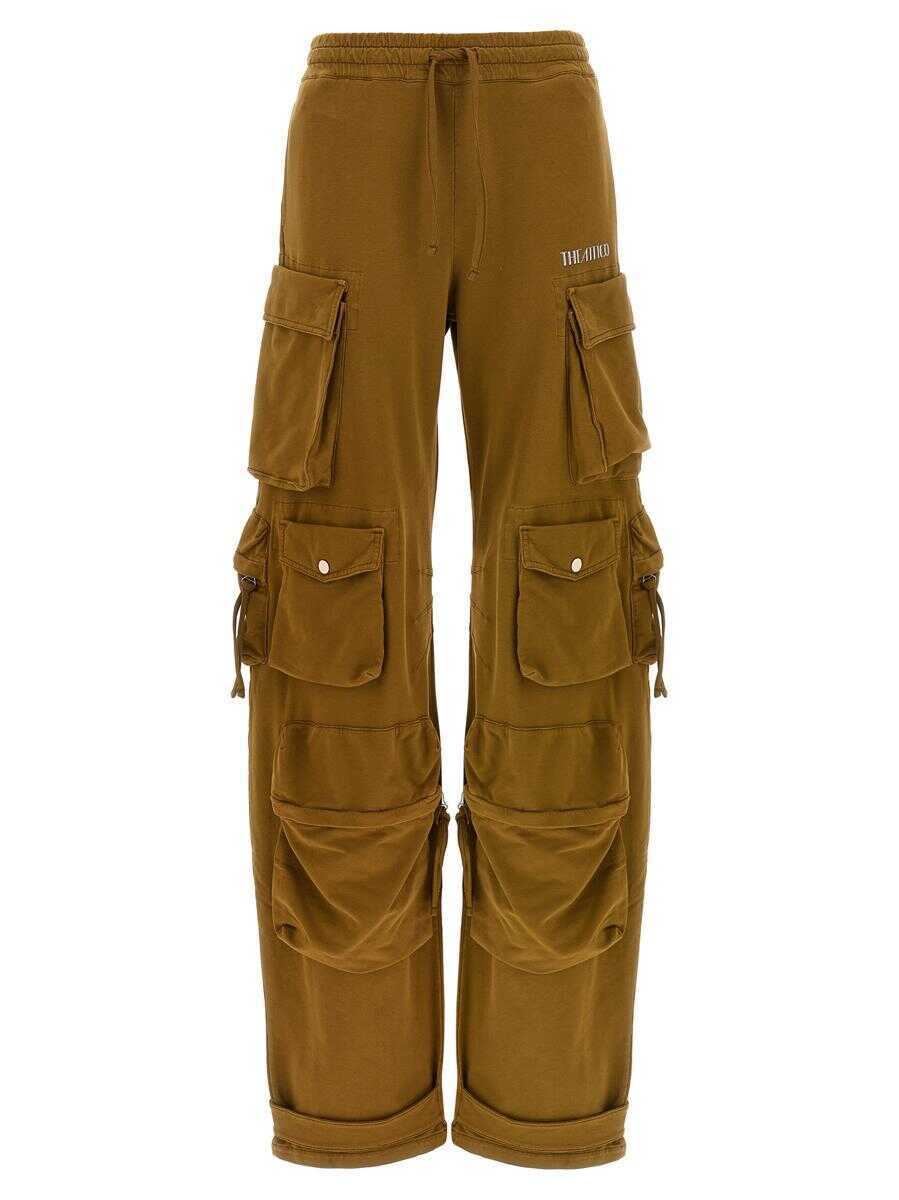 Pantaloni casual THE ATTICO The Attico Fern Pants BROWN Femei (BM 18457725) 1