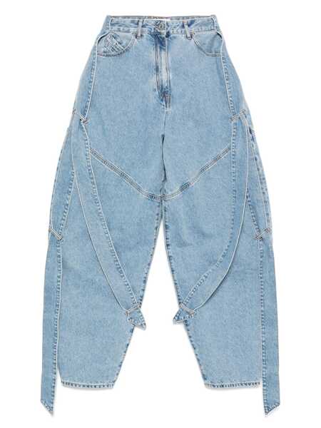 Blugi THE ATTICO The Attico Tape Jeans BLUE Femei (BM 18457737) 1