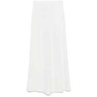 Pantaloni casual TWINSET Beige Pants With Logo Pendant And Side Zip Closure In Tech Fabric Woman