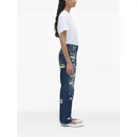 Imbracaminte Dama pagina 249 - Blugi Marc Jacobs Marc Jacobs The Rip And Repair Straight Jean Jeans BLUE Femei (BM 18458271) - B-mall.ro