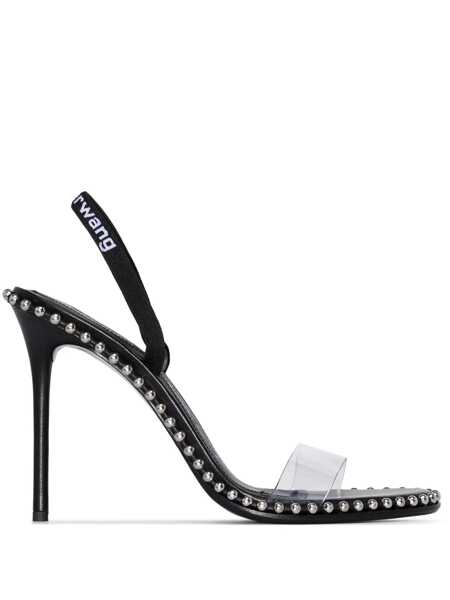 Pantofi cu toc Alexander Wang Alexander Wang Black Leather Sandals Black Femei (BM 18458412) 1