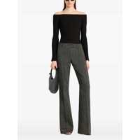 Camasi Courrèges "Off Shoulder" Rib Knit Top Clothing Femei