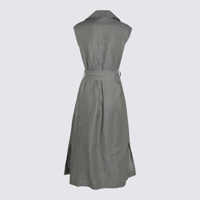Imbracaminte Dama pagina 453 - Rochii GLANSHIRT Glanshirt Grey Linen Dress MULTICOLOR Femei (BM 18459930) - B-mall.ro