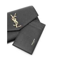 Genti mini Saint Laurent Dama - Genti mini Saint Laurent Saint Laurent Uptown Leather Clutch Black Femei (BM 18460293) - B-mall.ro