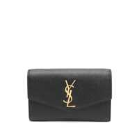 Genti mini Saint Laurent Uptown Leather Clutch Femei