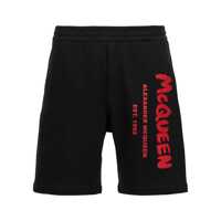 Pantaloni Alexander McQueen 'Graffiti' Bermuda Shorts Barbati