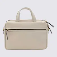 Genti de mana Valentino Garavani Dama - Genti de mana Valentino Garavani Valentino Garavani White And Black Leather Viva Superstar Top Handle Bag BUTTER WHITE/NERO Femei (BM 18460707) - B-mall.ro