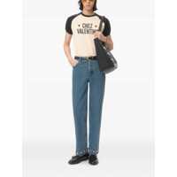Tricouri Valentino Garavani pentru Barbati - Tricouri Valentino Garavani Valentino Garavani White And Black Cotton T-Shirt BUTTER-BLACK Barbati (BM 18462180) - B-mall.ro