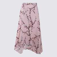 Fuste Alexander McQueen Pink Cotton Skirt Femei