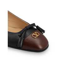 Balerini Valentino Garavani Dama - Balerini Valentino Garavani Valentino Garavani Low Shoes BLACK-LIGHT COFFEE Femei (BM 18462543) - B-mall.ro