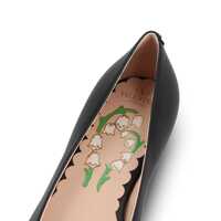Balerini Valentino Garavani Dama - Balerini Valentino Garavani Valentino Garavani Low Shoes BLACK-WATER ROSE Femei (BM 18462546) - B-mall.ro