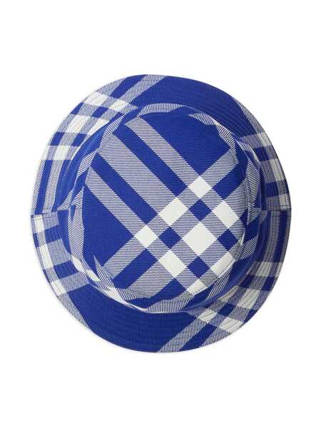Palarii Burberry Burberry Check Motif Bucket Hat BLUE Femei (BM 18462912) 2